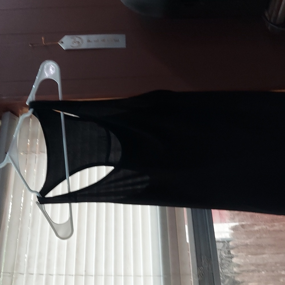 Black medium unisex tanktop